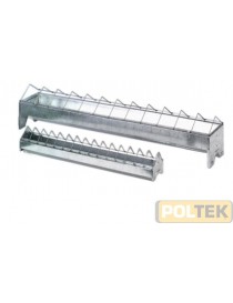 MANGIATOIA ZINCATA A FILI PER POLLI cm 50