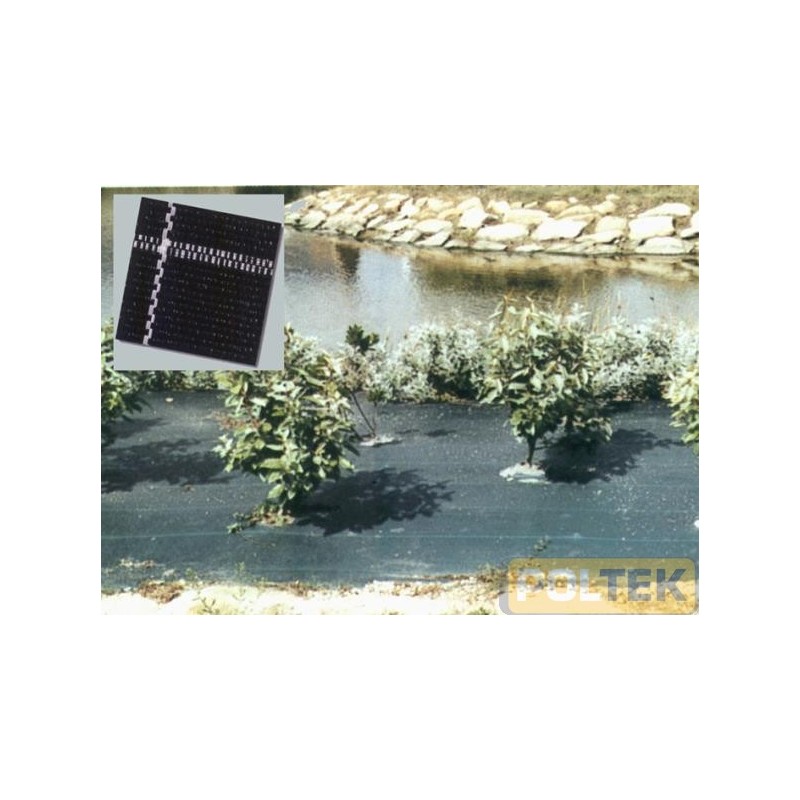 Telo in polipropilene molto resistente e di lunga durata. Impedisce la crescita di erbacce infestanti in aiuole ed aree fiorite.