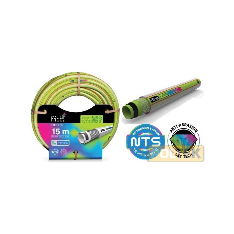 Struttura a 6 strati con interno verde lime, strato nero anti-alga, strato intermedio verde lime, rinforzo tessile NTS, copertur