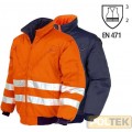 BOMBER ISSA ALTA VISIB. ARANCIO REVERSIBILE EN471 tg. XL