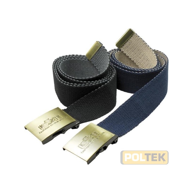 CINTURA ISSA COTONE BEIGE/BLU