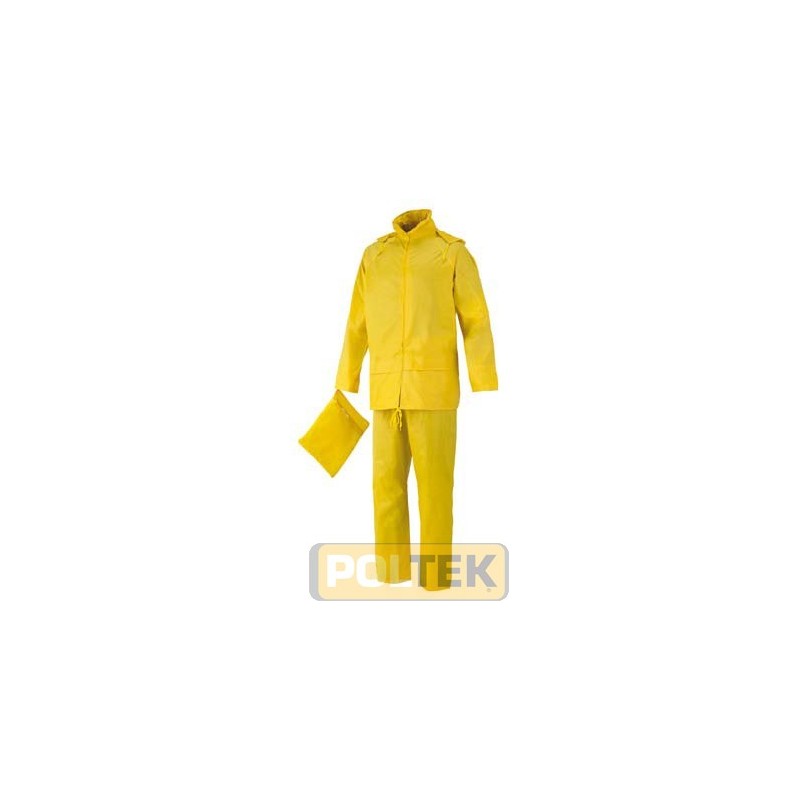 COMPLETO ISSA POLIESTERE/PVC GIALLO tg. XXL