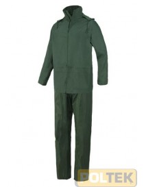 COMPLETO ISSA POLIESTERE/PVC VERDE tg. L