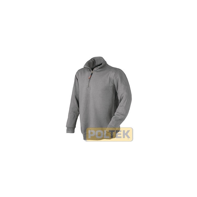 FELPA ISSA MEZZA ZIP VERENA GRIGIO tg. L