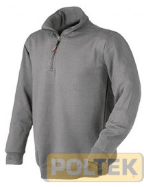 FELPA ISSA MEZZA ZIP VERENA GRIGIO tg. XL