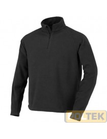 FELPA ISSA MONVISO PILE MEZZA ZIP NERO tg. XL