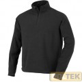 FELPA ISSA MONVISO PILE MEZZA ZIP NERO tg. XL
