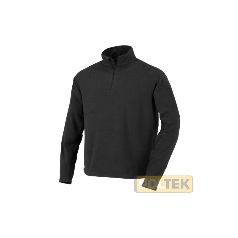 FELPA ISSA MONVISO PILE MEZZA ZIP NERO tg. XXL