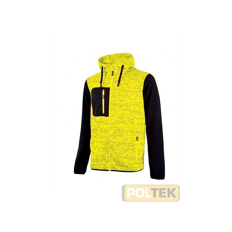 FELPA U-POWER RAINBOW GIALLO FLUO tg. XL