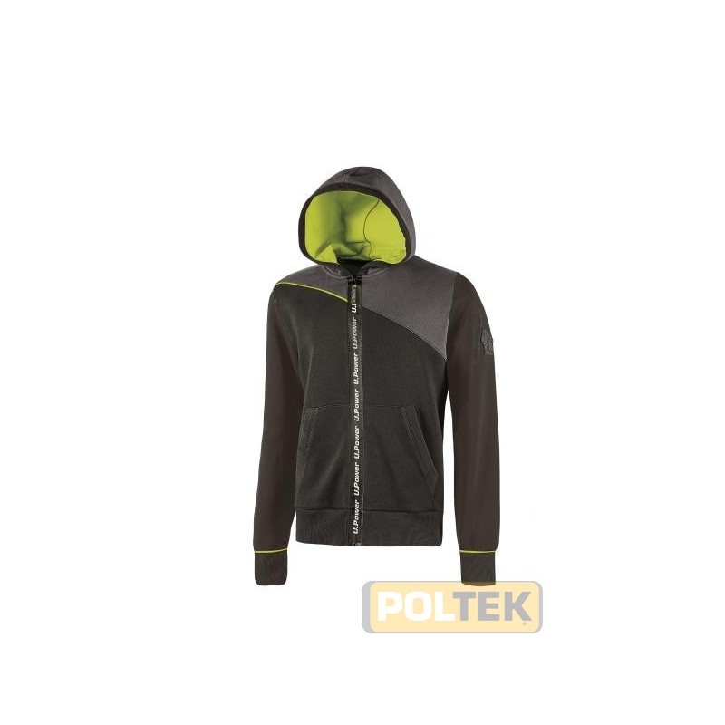 FELPA U-POWER JUPITER BLACK CARBON tg. XL