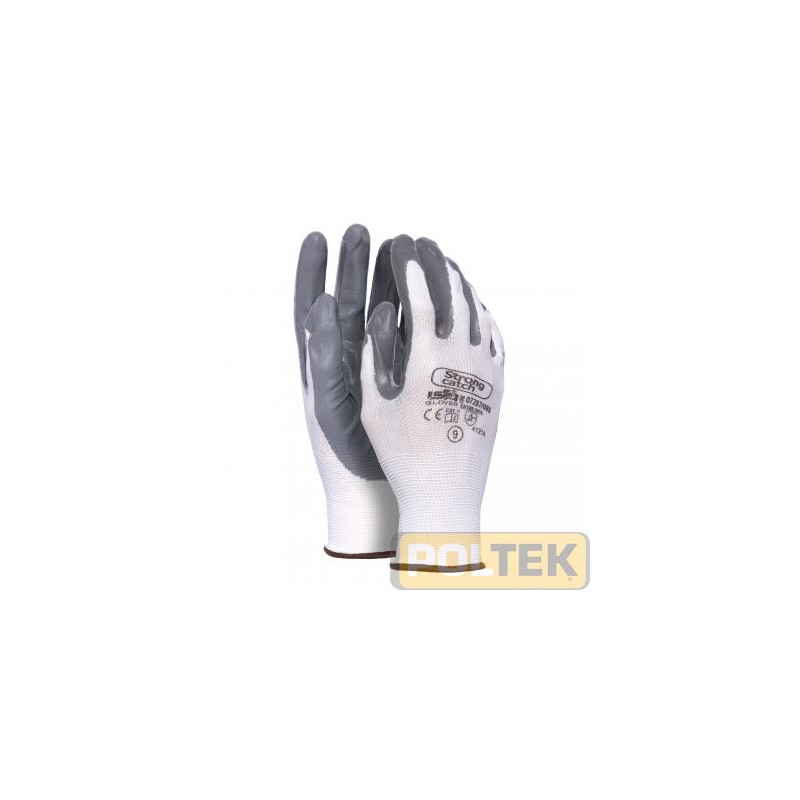 GUANTO ISSA NYLON SPALMATO NITRIL GRIGIO tg.10