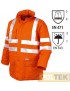 GIACCA ISSA ALTA V. IMPERMEABILE TRASPIR. ARANCIO tg. L