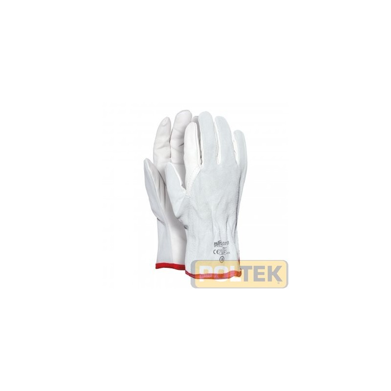 GUANTO ISSA PELLE FIORE BOVINO DORSO CROSTA tg. 9