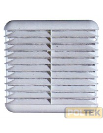 GRIGLIA AERAZIONE PL CON RETE mm 166x166