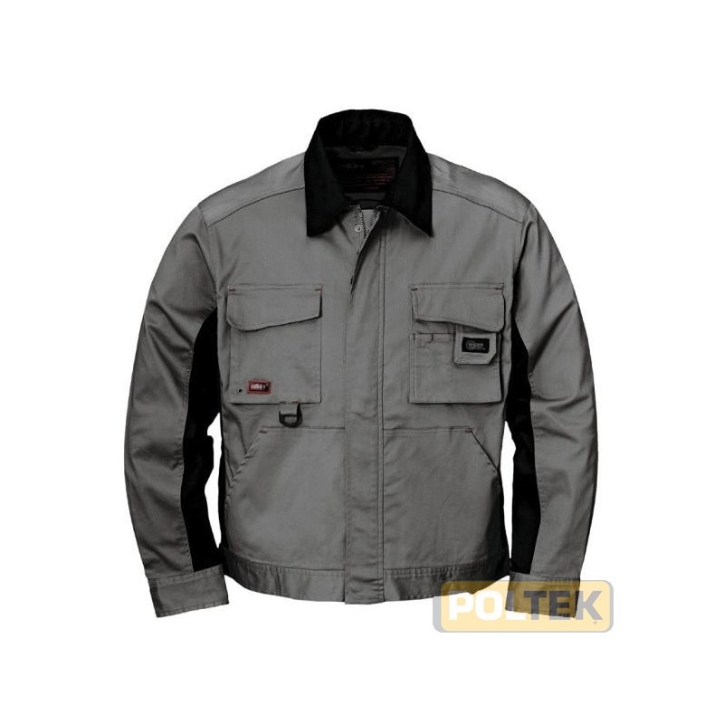 Giubbino confezionato con tessuto di cotone elasticizzato ISSATECH che permette la massima liberta' di movimento e quindi la mas