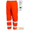 PANTALONE ISSA ALTA V. ARANCIO IMBOTTITO EN471 tg. L