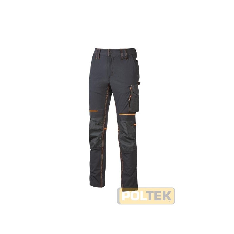 Pantalone in tessuto U-4 (U-Power 4 way stretch) molto comodo, resistente, morbido sulla pelle, idrorepellente, traspirante e as