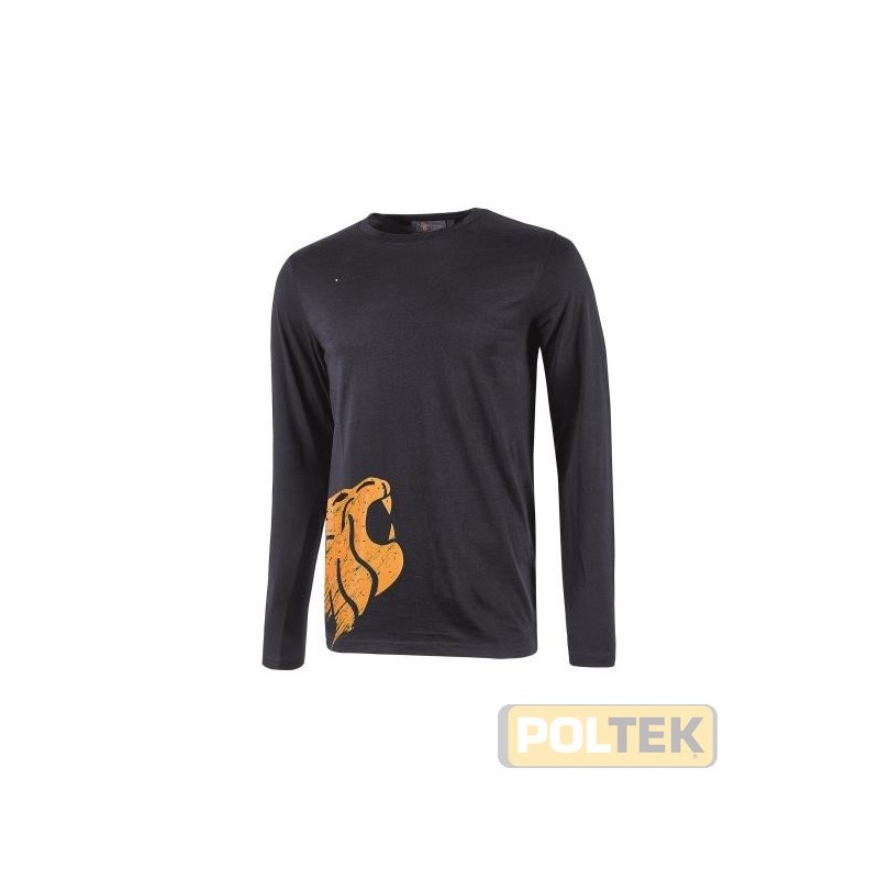 T-SHIRT MANICA LUNGA U-POWER ALIEN DEEP BLUE tg. M