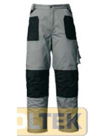 PANTALONE ISSA STRETCH GRIGIO/NERO FODERATO tg. S