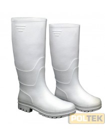 STIVALE PVC BIANCO ALIMENTARE tg. 40