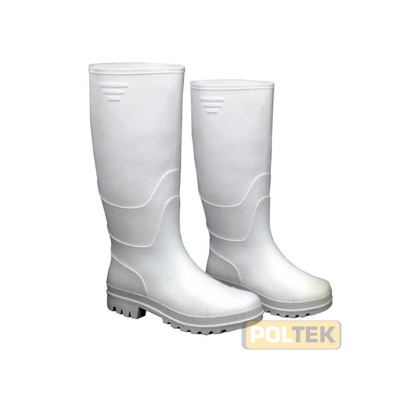 Stivale a ginocchio in PVC ad uso alimentare, suola carro armato.