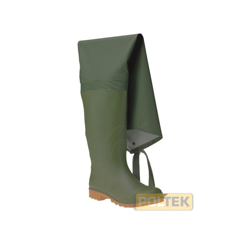 STIVALE PVC TUTTACOSCIA VERDE CARRO ARMATO tg. 40