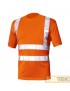 T-SHIRT ISSA ALTA VISIBILITA' ARANCIO tg. L
