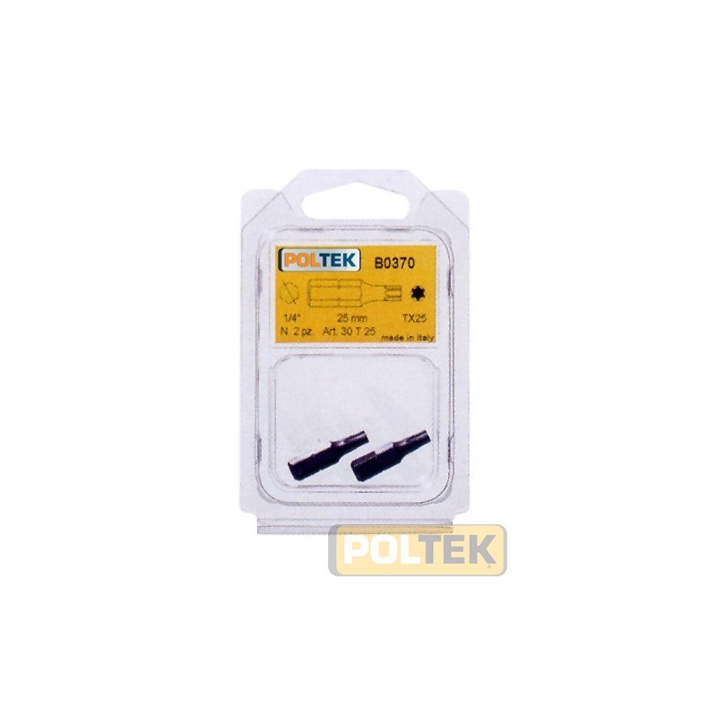 INSERTI POLTEK PER VITI TORX T30