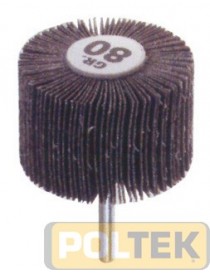RUOTA ABRASIVA LAMELLARE d. 40 g 80