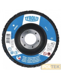 DISCO LAMELLARE ZIRCONIO TYROLIT mm 115 GRANA 40