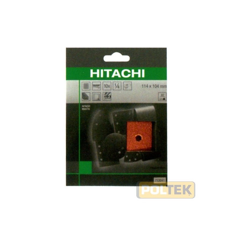 HIKOKI CARTA ABRASIVA 114x280 g 80 (bl. pz.10)