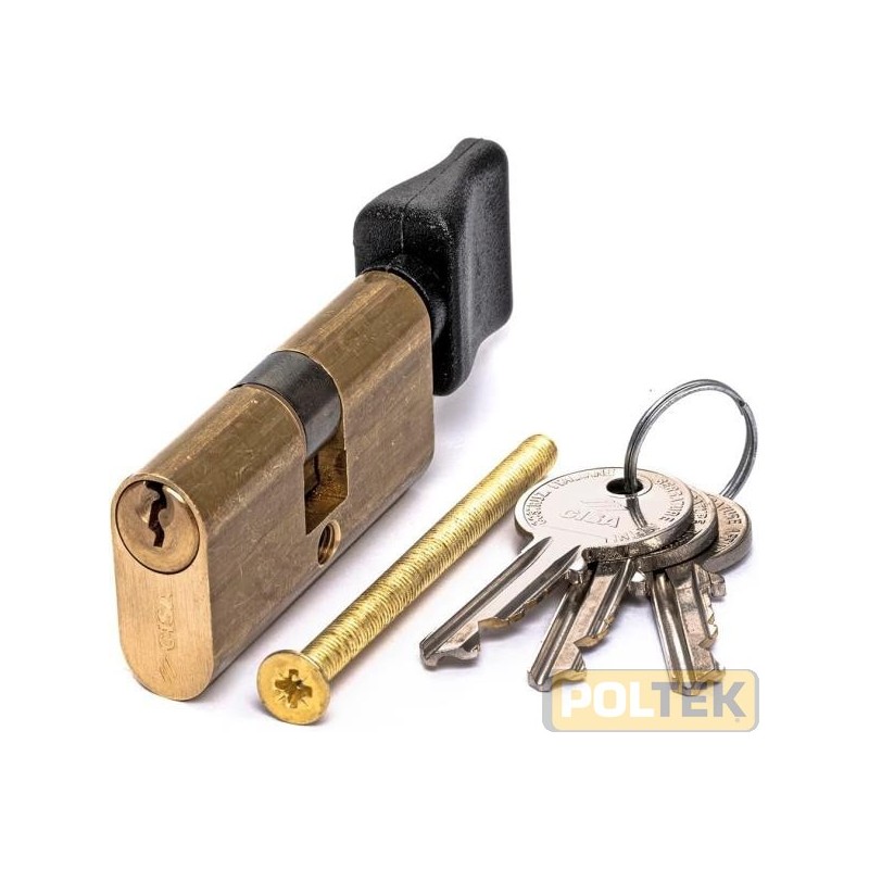 CILINDRO CISA OVALE CON POMOLO mm 56 mm. a.28 b.28