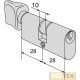CILINDRO CISA OVALE CON POMOLO mm 56 mm. a.28 b.28