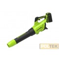 GREENWORKS 40V SOFFIATORE ASSIALE GD40ABII SOLO CORPO