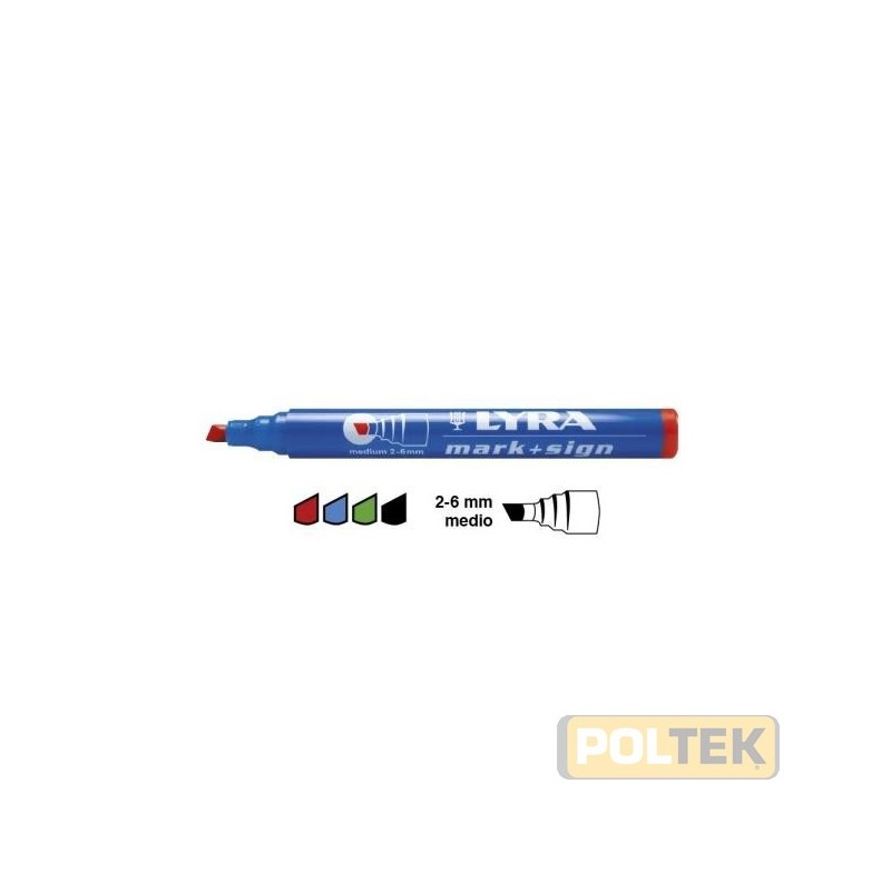 Marcatore permanente, resistente all’acqua, ideale per scrivere su superfici porose e lucide, inchiostro ad asciugatura rapida