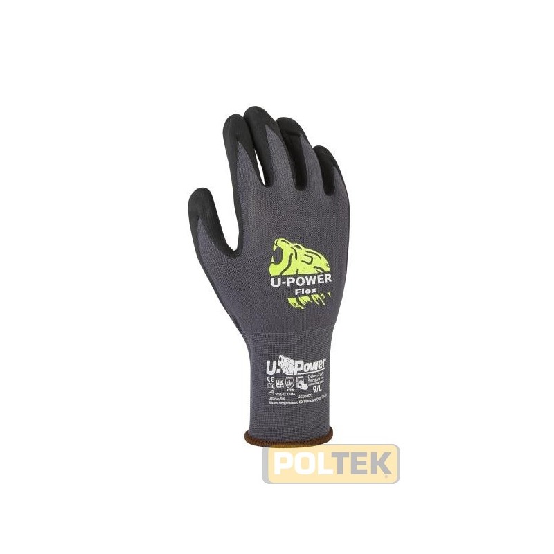 GUANTO U-POWER FLEX NERO/GRIGIO tg. 11