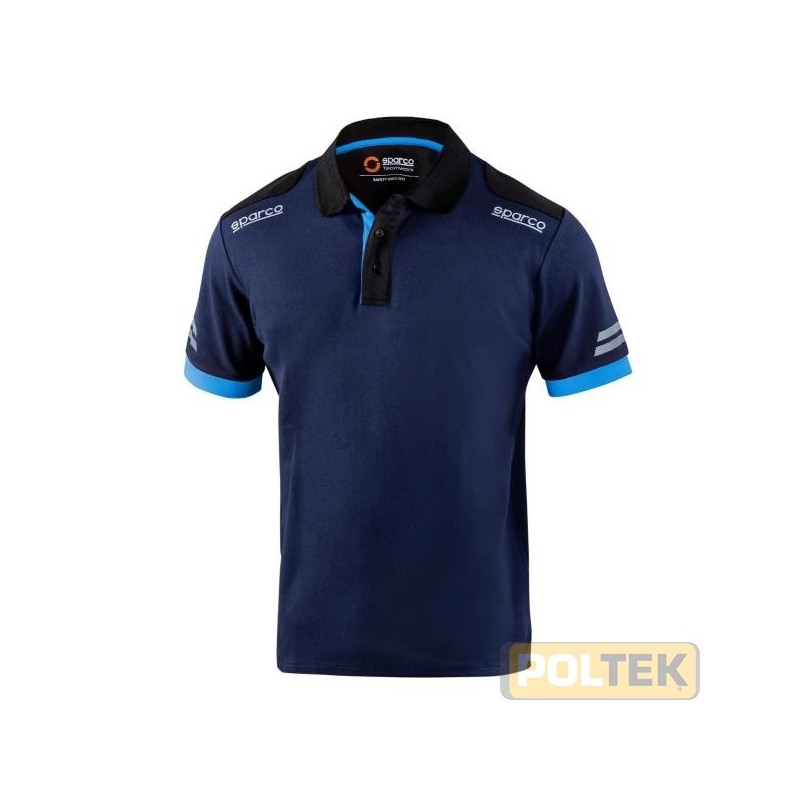 POLO SPARCO TECH TOLEDO BLU/AZZURRO tg. XL