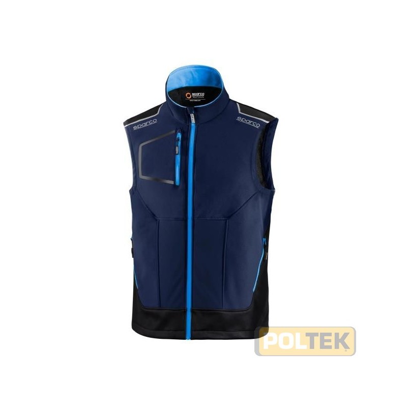 GILET SPARCO TECH ILLINOIS BLU/AZZURRO tg. L