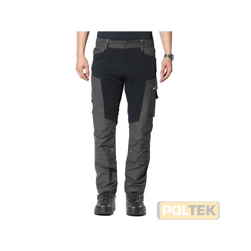 PANTALONE ISSA FLEXARD GRIGIO NERO tg. XL