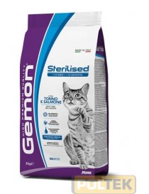 GEMON GATTO SECCO STERILIZZATO TONNO/SALMONE 2 kg