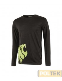 T-SHIRT MANICA LUNGA U-POWER ALIEN BLACK CARBON tg. XXL