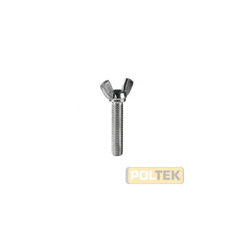 VITE METALLO ZINCATO AD ALETTE DIN316 5x30