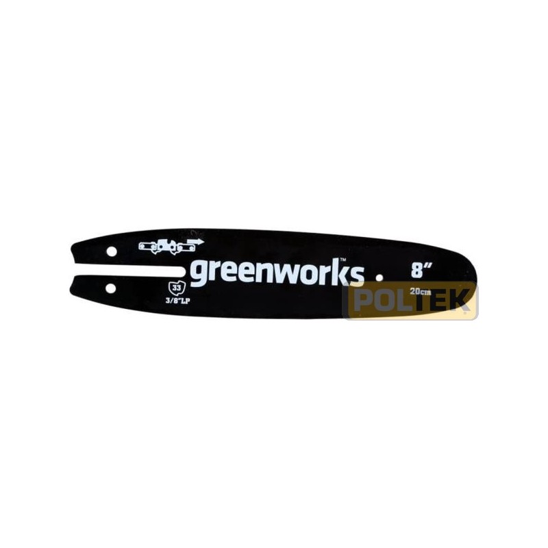 GREENWORKS BARRA CATENA cm 40 3/8"LP 1,1mm 56E