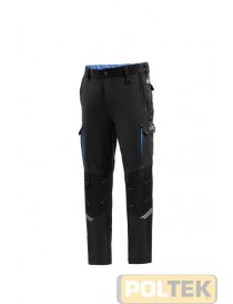 PANTALONE SPARCO TECH-OREGON NERO/AZZURRO tg. M