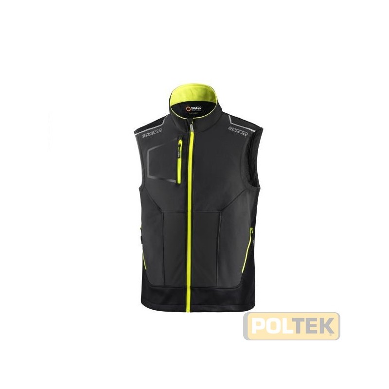 GILET SPARCO TECH ILLINOIS GRIGIO/GIALLO tg. M