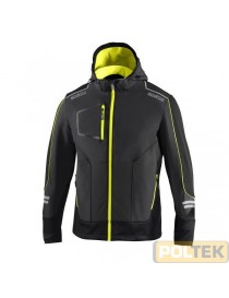 GIACCA SPARCO SOFTSHELL TECH YORK GRIGIO/GIALLO tg. XXXL