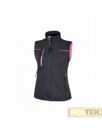 GILET U-POWER SATURN ASPHALT LADY GREY FUCSIA tg. S