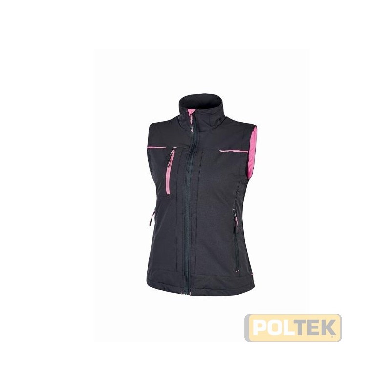 Gilet in tessuto U-4 (U-Power 4 way stretch) molto comodo, resistente, morbido sulla pelle, idrorepellente, traspirante e asciug