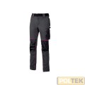 PANTALONE U-POWER ATOM LADY GREY/FUCSIA tg. L