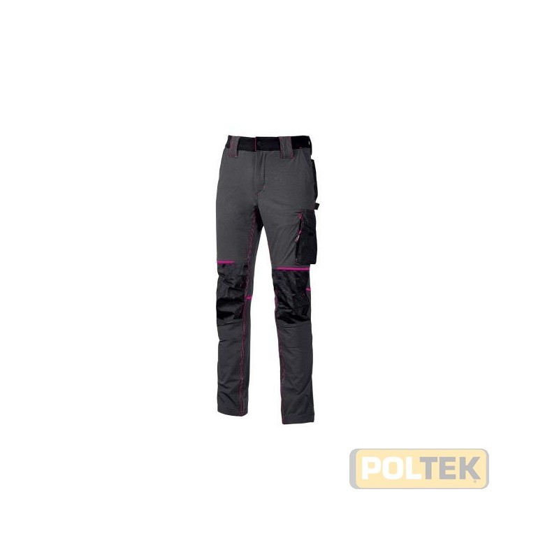 Pantalone in tessuto U-4 (U-Power 4 way stretch) molto comodo, resistente, morbido sulla pelle, idrorepellente, traspirante e as